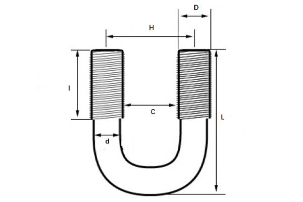 Болт U-образный-xq1