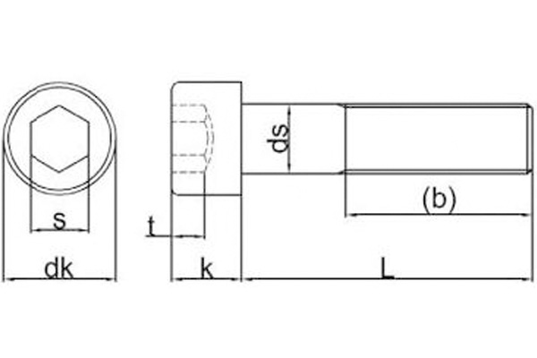 Винт с утолщенным стержнем-xq1
