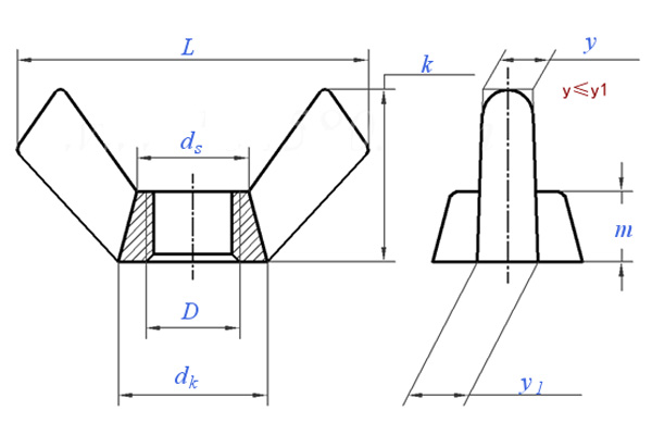 Гайка-барашек-xq1
