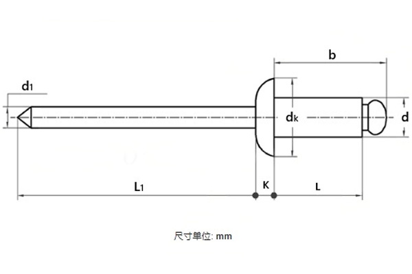Заклёпка вытяжная-5-xq1