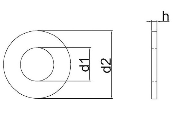 Шайба плоская-xq1