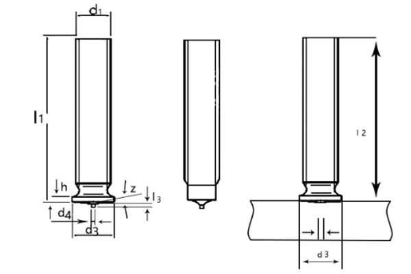 Шпилька приварная-xq1